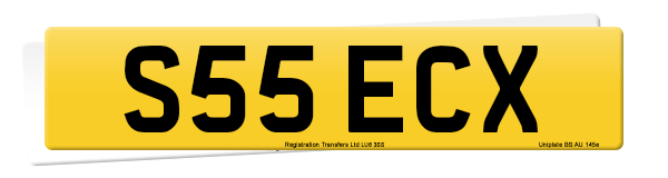 Registration number S55 ECX